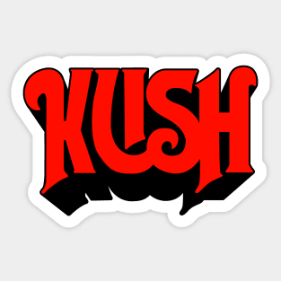 Kush - Parody Band Design Sticker